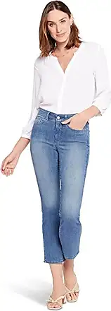 Chloe Capri Jeans In Petite With Cuffs - Crockett Blue | NYDJ