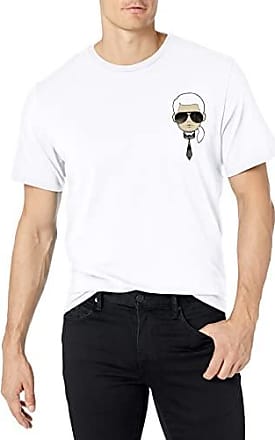 Mode Hauts T-shirts Karl Lagerfeld T-shirt noir lettrage imprim\u00e9 style d\u00e9contract\u00e9 