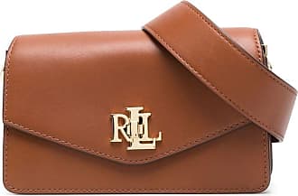 Leather crossbody bag Polo Ralph Lauren Brown in Leather - 28134804