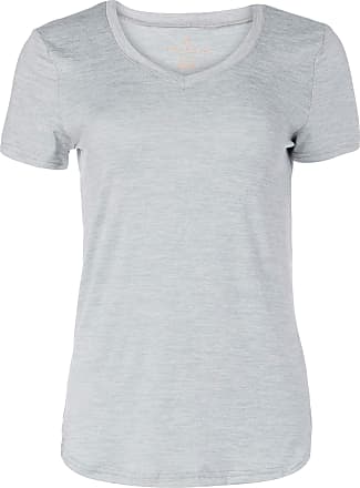 Danskin Womens T-Shirt, Baked Coral Space dye/Light Grey Space Dye, Small