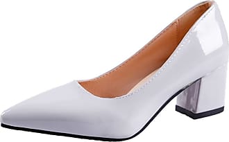 ladies grey patent shoes