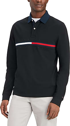 Tommy Hilfiger Cotton Polo Shirt in Black for Men Mens T-shirts Tommy Hilfiger T-shirts 