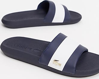 lacoste leather slippers