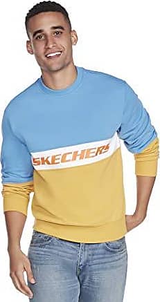 skechers sweatshirts mens yellow