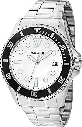 Relógio Magnum Masculino Ref: Ma31542v Casual Prateado