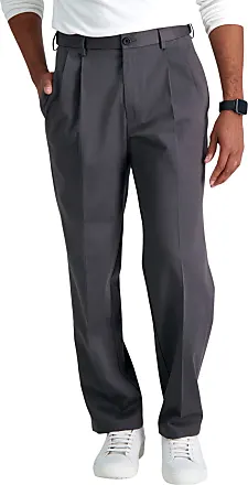 Haggar Clothing Pants Men's 40X30 Classic Fit Flat Front Premium