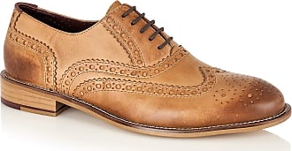 London Brogues Sky Walker Gatsby Mens Leather Wingtip Lace Up Slip On Brogues Two Tone Colour Tassel Shoes Size 7 to 15