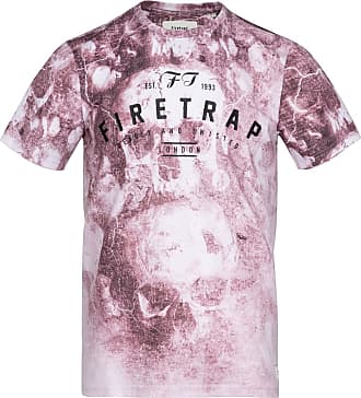 Firetrap Various Mens T Shirt Graphic Printed Cotton Crew Neck Casual Tee 