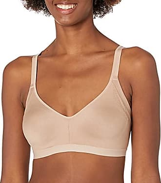 Warner's Womens Blissful Benefits Underarm-Smoothing with Seamless Stretch Wireless Lightly Lined Comfort Bra Rm3911w, Toasted Almond, XX-Large