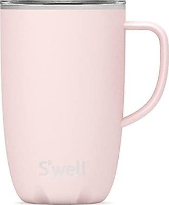 S'ip by S'well Vacuum Insulated Stainless Steel Takeaway Mug, Peppermint  Tree, 15 oz 