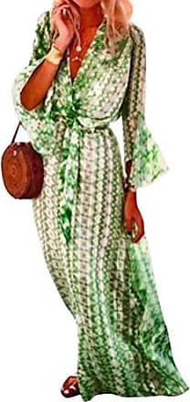 Evans vert imprimé floral robe longue-BNWT-Plus Taille 26/28 