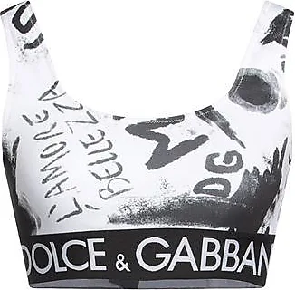 Dolce & Gabbana logo-underband non-wired bra - White