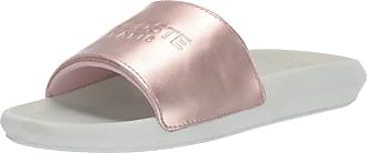 lacoste sliders womens pink