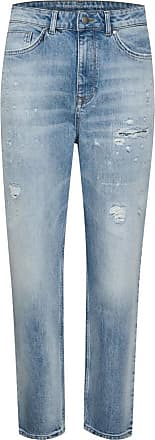 Tusamw 140 High Straight Y Jeans 10704049 Blu Donna Miinto Donna Abbigliamento Vestiti Vestiti di jeans Taglia: W33 L30 