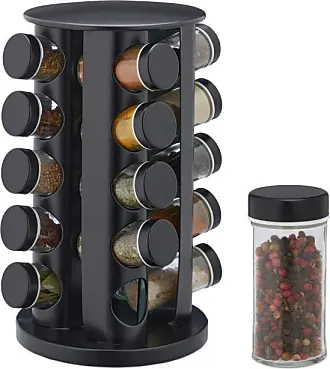 Relaxdays range capsule Cafissimo, Rangement capsule élégant, bambou &  acrylique, HxLxP: 29 x 24,5 x 12 cm, nature