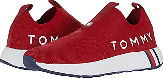 Womens Tommy Hilfiger FRANK 4 Slip On Fashion Sneaker Mule Canvas Navy Dark Blue 