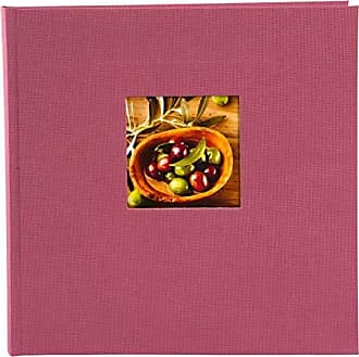 Leinen Bella Vista 25364 40 weiße Seiten Pink Goldbuch Spiralalbum 35 x 30 cm