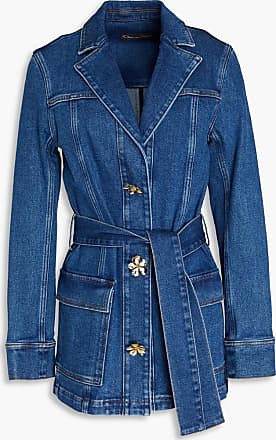 Oscar De La Renta Button-embellished denim jacket - Blue - US 00