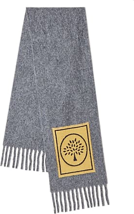 Mulberry Mulberry Tree Jacquard Rectangular Scarf - Charcoal