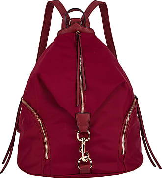 Designer Red Leather Backpack Bag – LeatherNeo