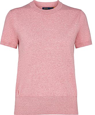 Kurzarmpullover hellgrau-pink Motivdruck Casual-Look Mode Pullover Kurzarmpullover Kenny S 