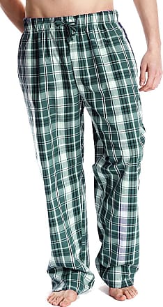 Tom Franks Mens Cotton Wincyette Pyjama Bottoms Lounge Pants HT012A Grey or Red Check