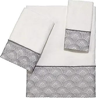 Avanti Linens 3-Piece Ivory Black Bear Lodge Cotton Towel Set