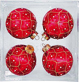Christbaumschmuck Weihnachtsstern Kieferblätter doppelt Rot Ø 11cm NEU Behang 