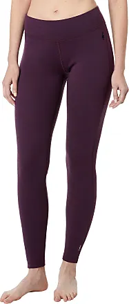 Smartwool Women's Merino Sport Fleece Colorblock Leggings  Mid Rise Merino Wool  Tights (Slim Fit), Black, X-Small at  Women's Clothing store