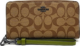 Coach Tech Wallet In Signature Canvas With Wildflower Print Khaki Multi in  2023