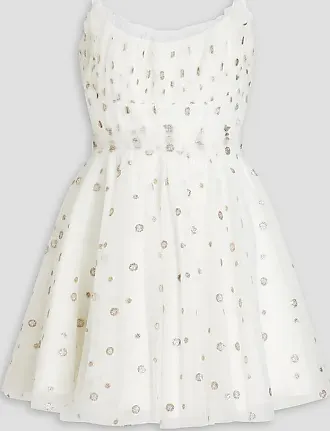 DÔEN Rosaria polka-dot silk-blend midi dress