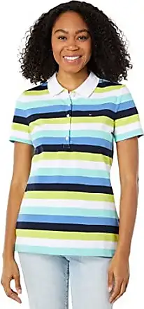 TOMMY HILFIGER Women's New Striped Short Sleeved Shirt Size Large