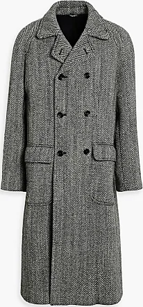 EACH X OTHER Double-breasted mélange wool-blend tweed coat