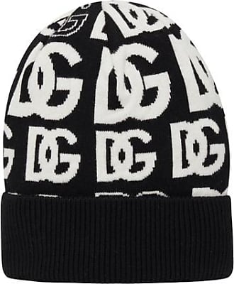 Accessoires et Porte-bébé Bonnet en maille à logo DG male I Dolce & Gabbana Accessoires Bonnets & Chapeaux Bonnets 