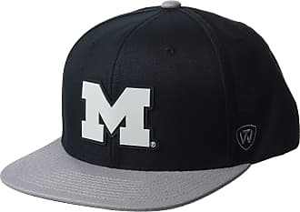 NCAA Michigan Wolverines Mens Tonal Reflex NCAA One Fit Hat Black Primary Icon Black OSFM 