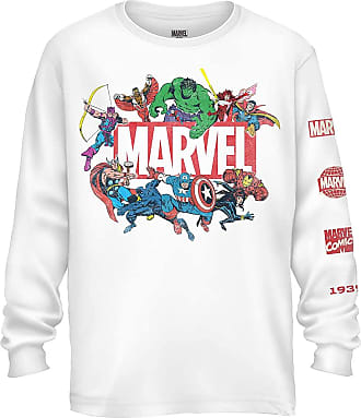 Men's Marvel Deadpool Black and White Unicorn Poster Long Sleeve Graphic Tee, Size: Small