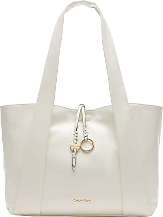 Calvin Klein Saffiano Novelty Tote Bag in Multi Peony White with Spring  Print