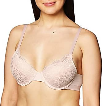 Warner's Womens Lace Escape Underwire Contour with All Over Lace Bra Bra, Rosewater, 40DD