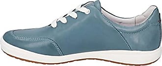 Comfortabel Damen Schuhe Damen-Schnürer blau Leder 950882 
