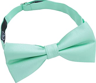 Plain Mint Green Mens Bow Tie Pre Tied Wedding Prom adjustable Dickie Bow 