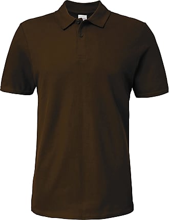 Gildan Gildan Softstyle mens short-sleeved double pique polo shirt., Chocolate oscuro (dark chocolate), 4XL