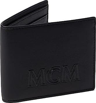 NWT - MCM Logo Monogram silver Bi-Fold Wallet w/Money Clip