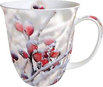 1 Porzellan Tassen ROSI Rosen Blumen Ambiente 0,4l cups Becher groß mugs roses 