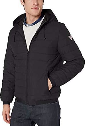 guess black jacket with hood