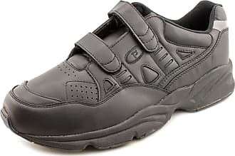 Black,6.5 D US Propet Womens Stability Walker Strap Walking Shoe