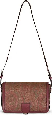 Etro Brown, Red & Green Leather Paisley Print Crossbody Strap Bag — Labels  Resale Boutique