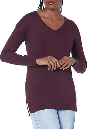 Essentials Womens Long Sleeve Tunic Poplin Shirt