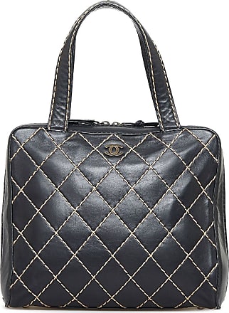 CHANEL Ballerine Black Lambskin Leather Quilted CC Small Camera Shoulder Bag