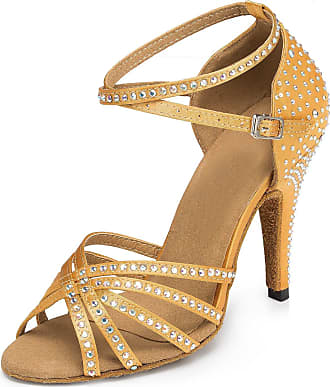 Miyoopark Ladies Trendy Satin Latin Dance Sandals Wedding Shoes MY-L014