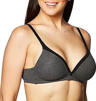 Warner's Womens Invisible Bliss Cotton Wirefree with Lift, Dark Grey Heather, 38D